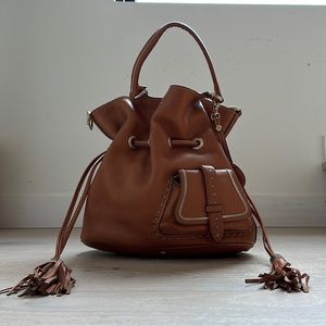 Lancel Premier Flirt leather bucket bag